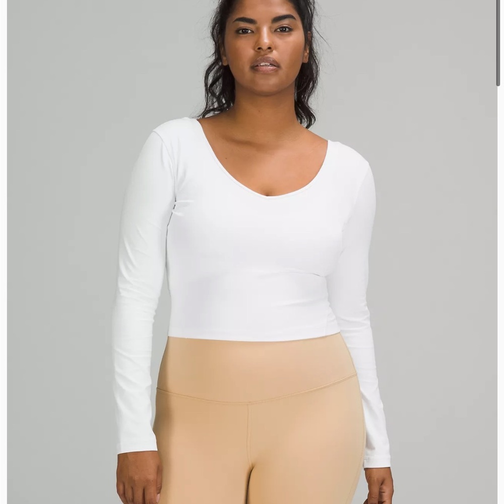 Lululemon white align long sleeve